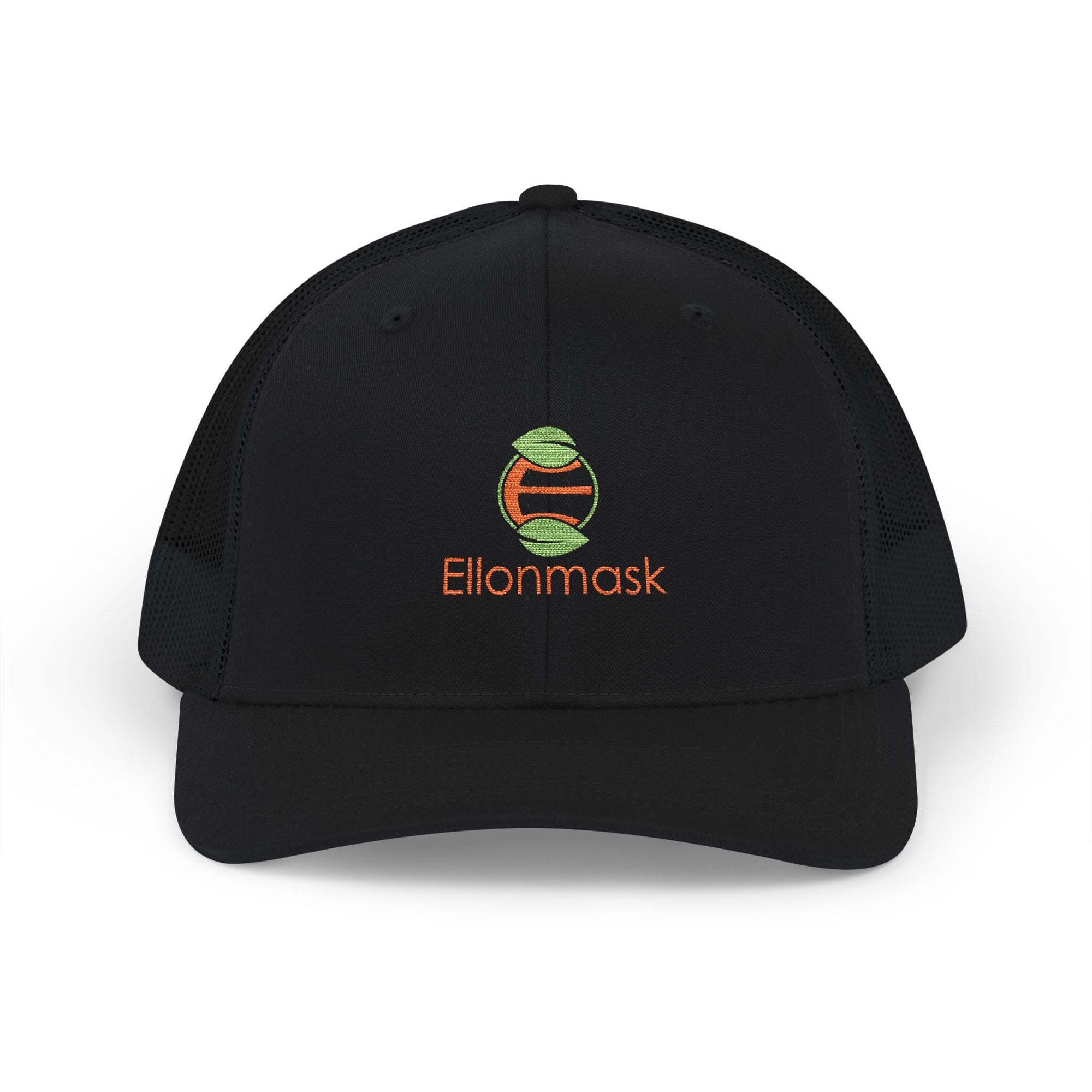Ellonmask Snapback Trucker Cap — Embroidered 'Ellonmask' Mesh Back Hat