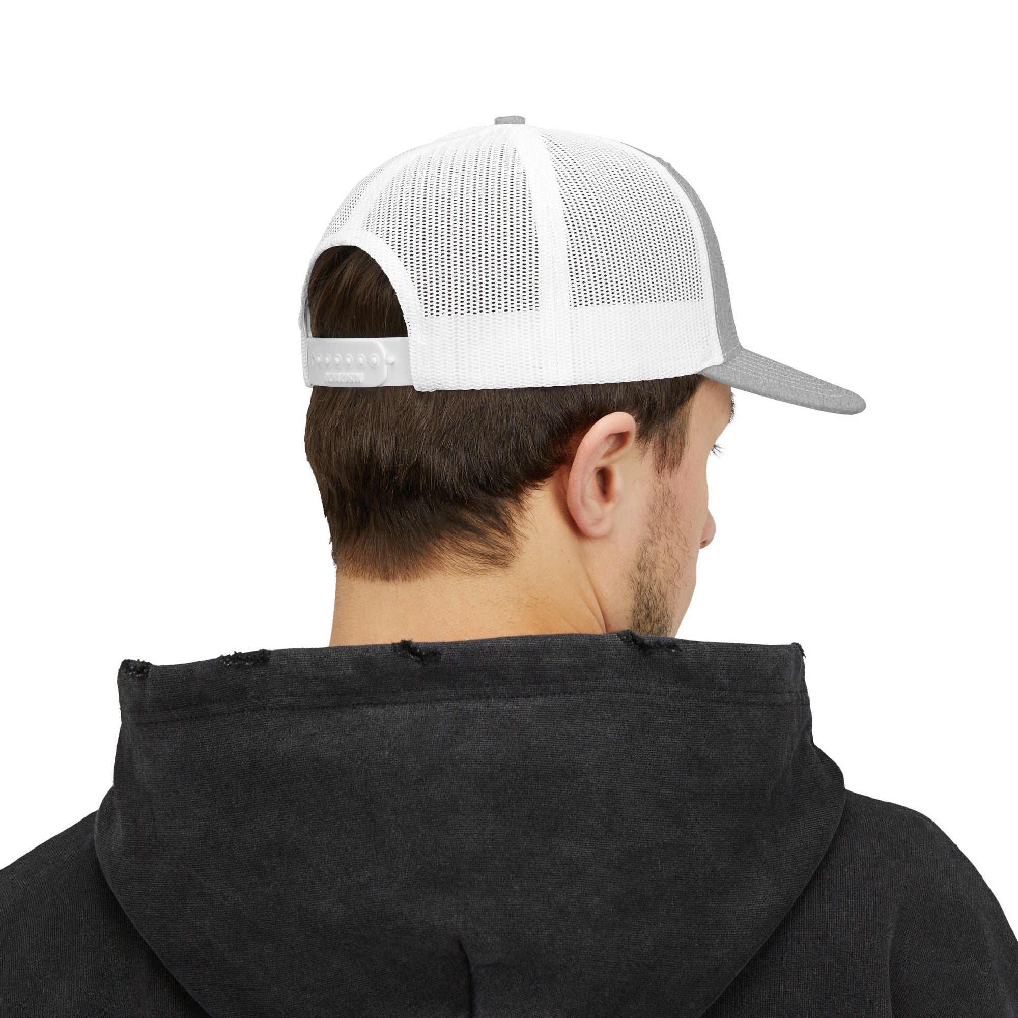 Ellonmask Snapback Trucker Cap — Embroidered 'Ellonmask' Mesh Back Hat