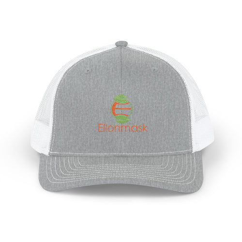 Ellonmask Snapback Trucker Cap — Embroidered 'Ellonmask' Mesh Back Hat