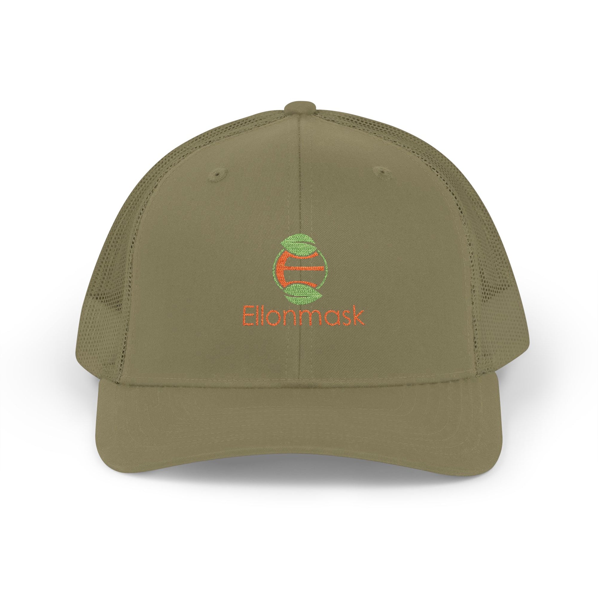 Ellonmask Snapback Trucker Cap — Embroidered 'Ellonmask' Mesh Back Hat