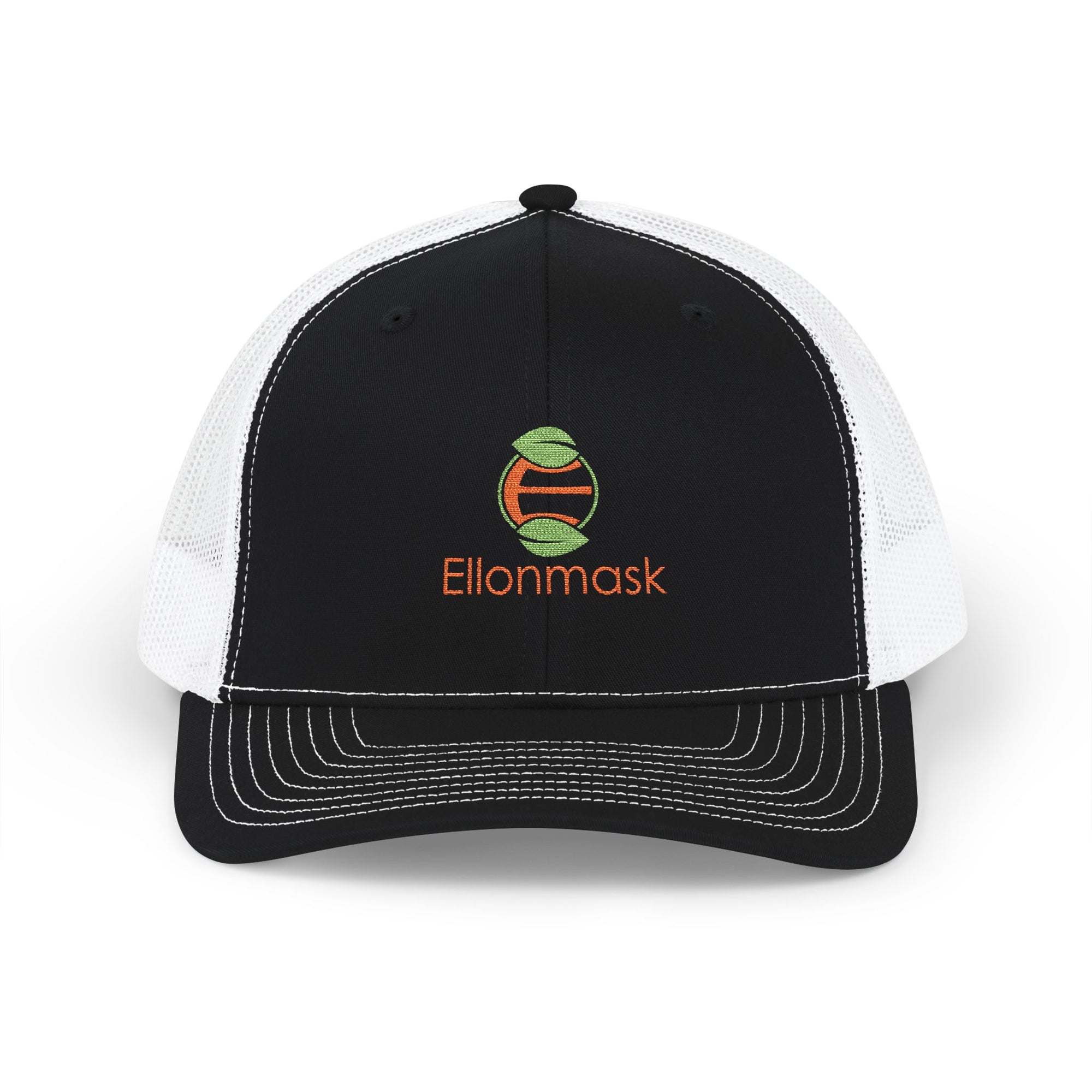 Ellonmask Snapback Trucker Cap — Embroidered 'Ellonmask' Mesh Back Hat